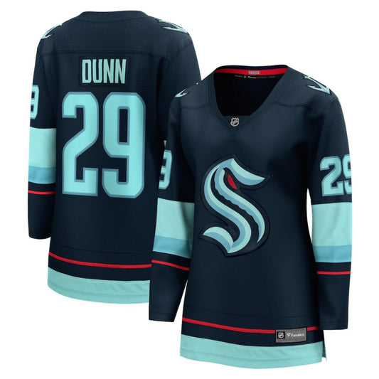 Vince Dunn Seattle Kraken Fanatics Women's Home Breakaway Player Jersey - Deep Sea Blue | NHL Jerseys