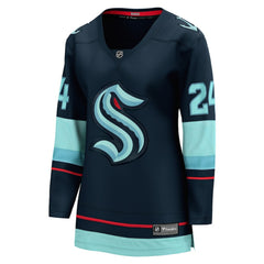 Jamie Oleksiak Seattle Kraken Fanatics Women's Home Breakaway Player Jersey Deep Sea Blue