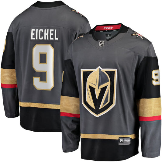 Jack Eichel Vegas Golden Knights Fanatics Alternate Breakaway Player Jersey - Gray | NHL Jerseys