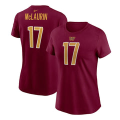 Terry McLaurin Washington Commanders Women's Player Name & Number T-Shirt Burgundy - Nike
