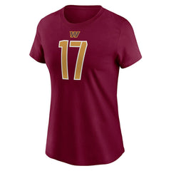 Terry McLaurin Washington Commanders Women's Player Name & Number T-Shirt Burgundy - Nike