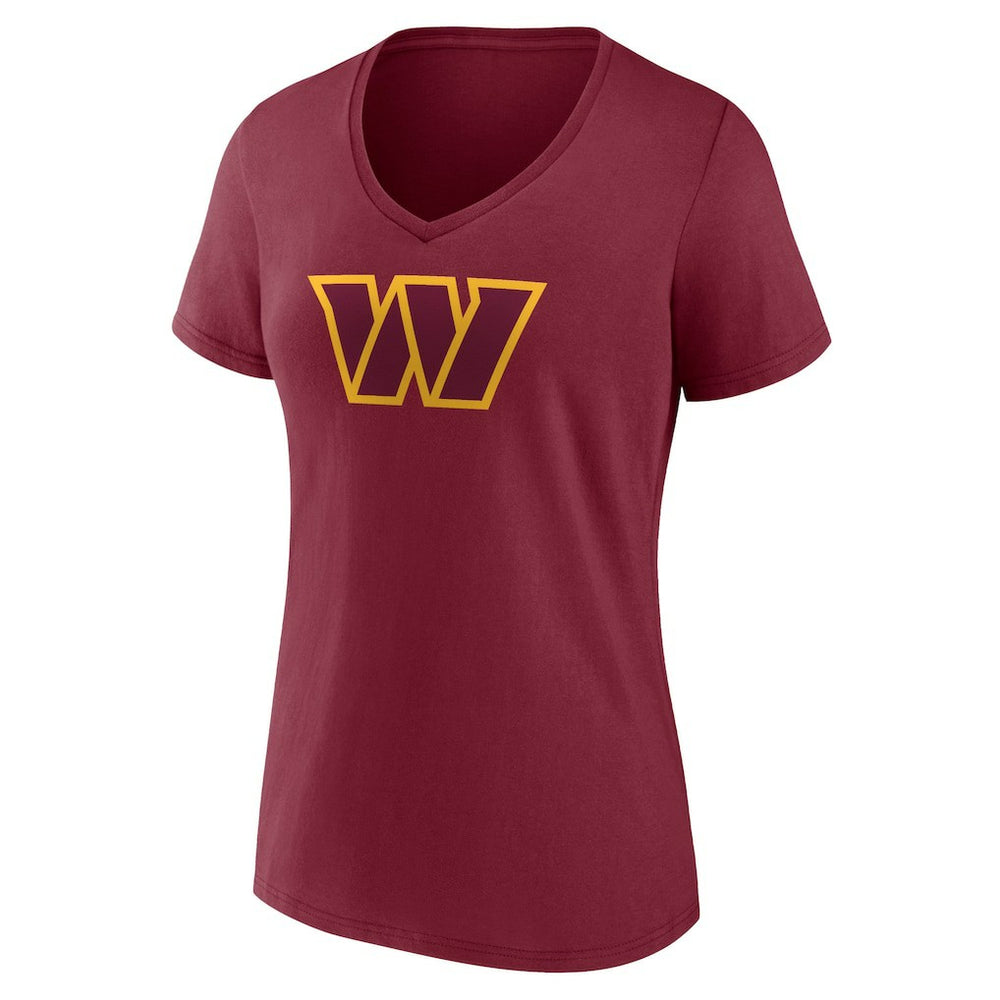 Terry McLaurin Washington Commanders Women's Player Icon Name & Number V-Neck T-Shirt Burgundy - Fanatics