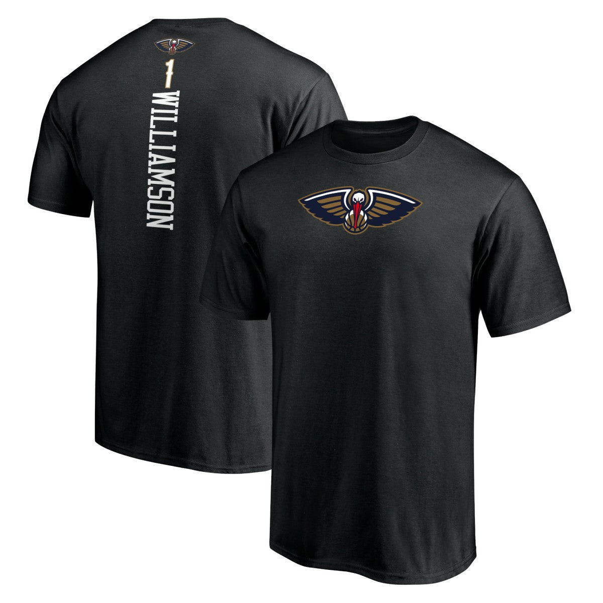 NBA - Zion Williamson New Orleans Pelicans Playmaker Name & Number T-Shirt - Black