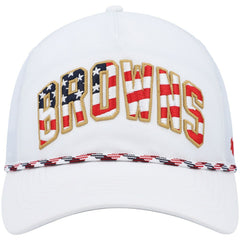 Cleveland Browns '47 Hitch Stars and Stripes Trucker Adjustable Hat White - 47 brand
