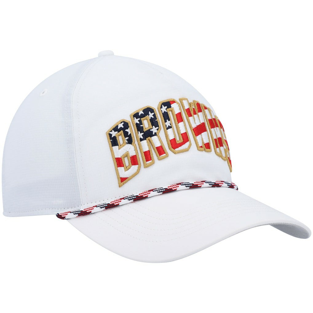Cleveland Browns '47 Hitch Stars and Stripes Trucker Adjustable Hat White - 47 brand