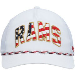 Los Angeles Rams '47 Hitch Stars and Stripes Trucker Adjustable Hat White - 47 brand