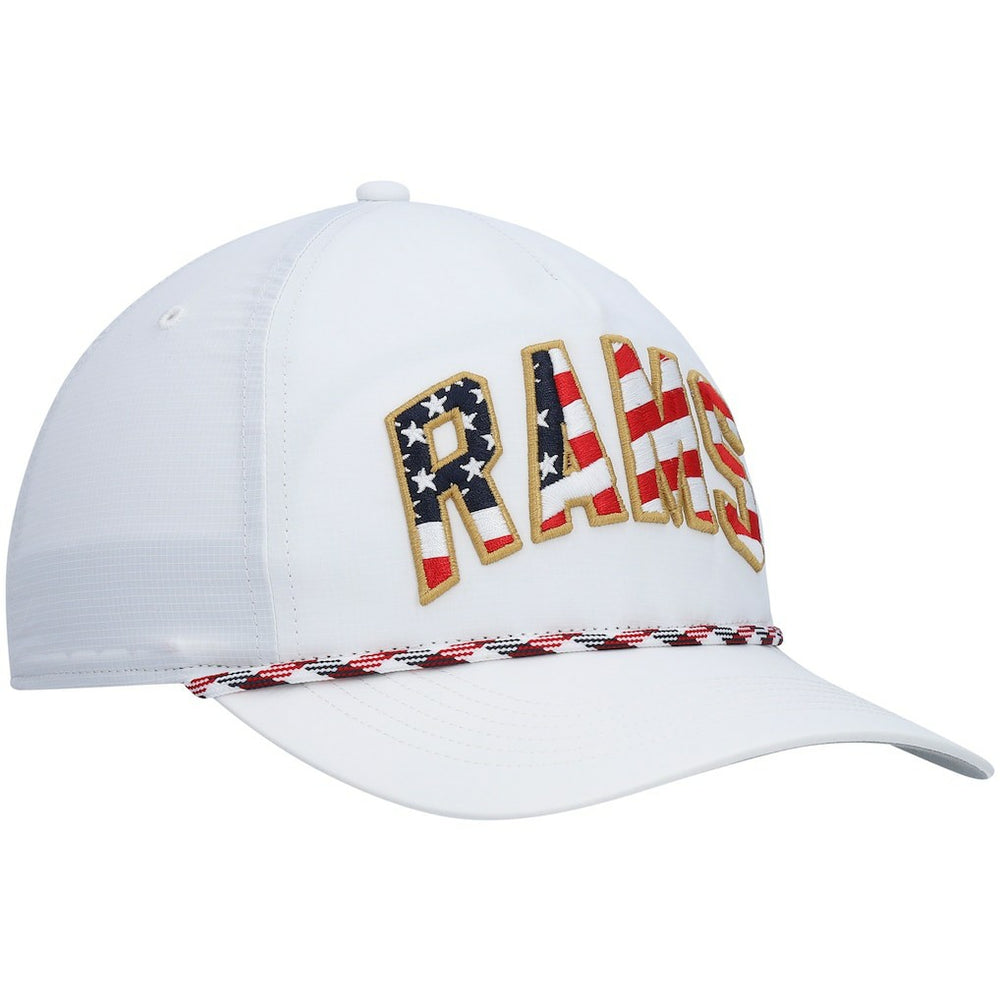 Los Angeles Rams '47 Hitch Stars and Stripes Trucker Adjustable Hat White - 47 brand