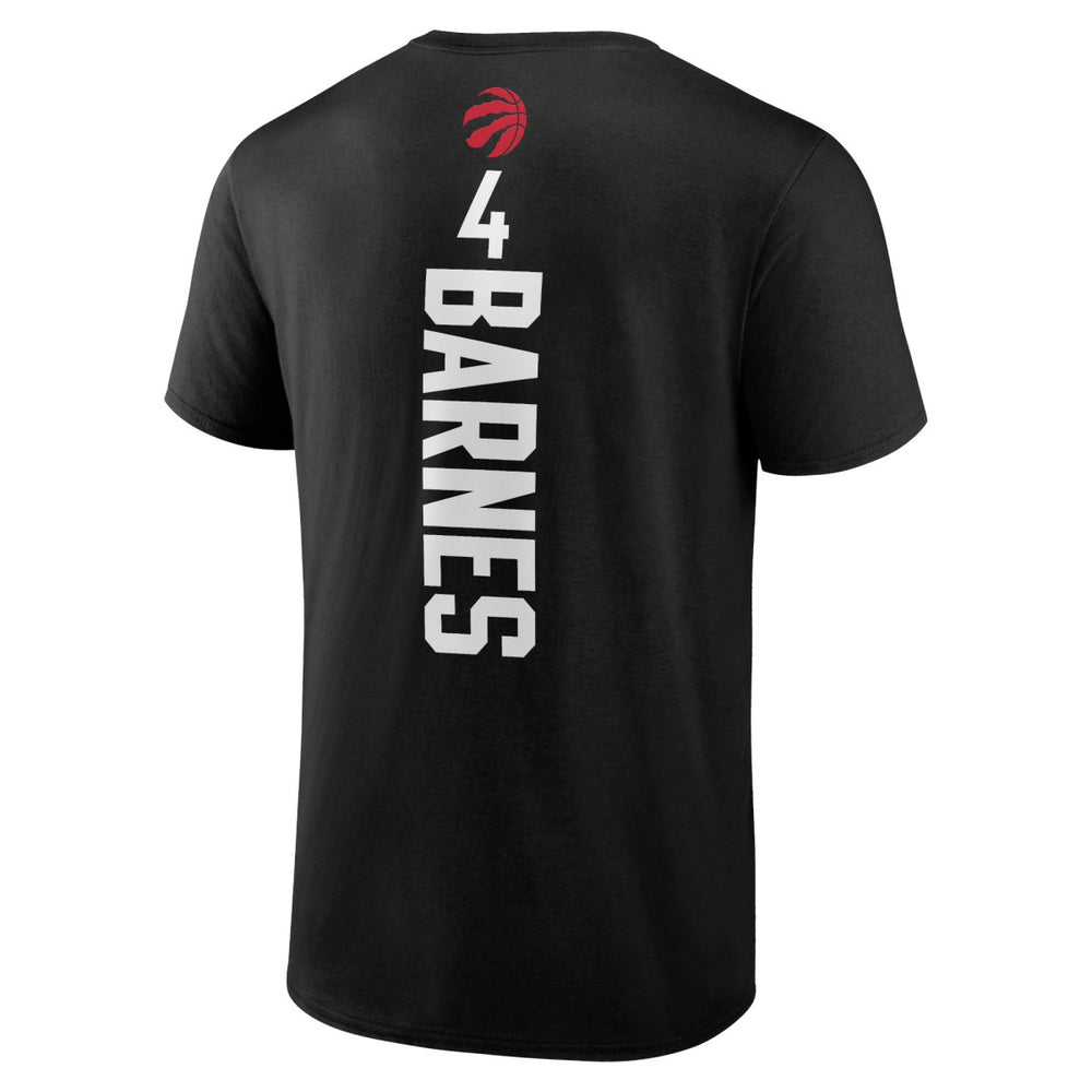 NBA - Scottie Barnes Toronto Raptors Playmaker Name & Number T-Shirt - Black