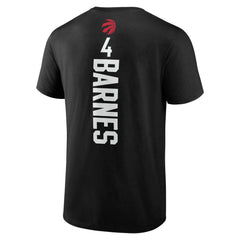 NBA - Scottie Barnes Toronto Raptors Playmaker Name & Number T-Shirt - Black