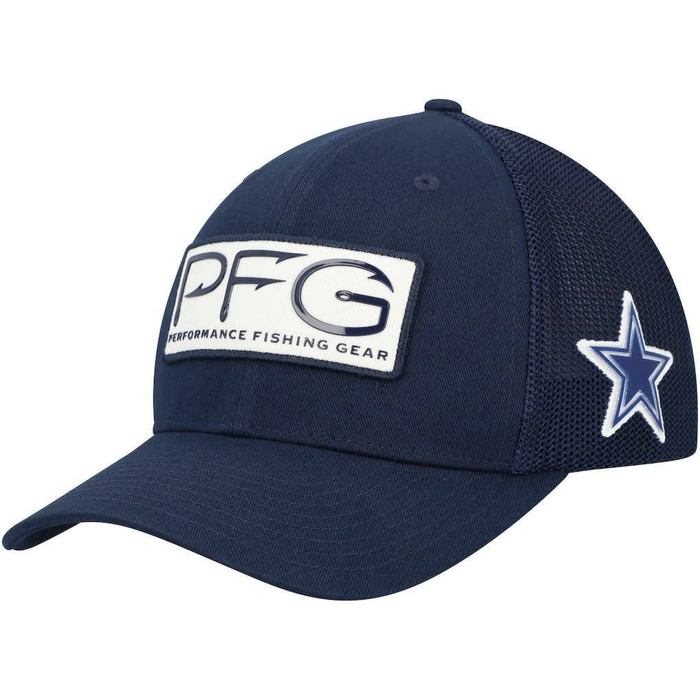 Dallas Cowboys Mesh Hooks Flex Hat Navy - Columbia