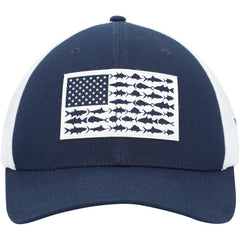 Dallas Cowboys Mesh Fish Flag Flex Hat Navy/White - Columbia