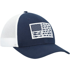 Dallas Cowboys Mesh Fish Flag Flex Hat Navy/White - Columbia