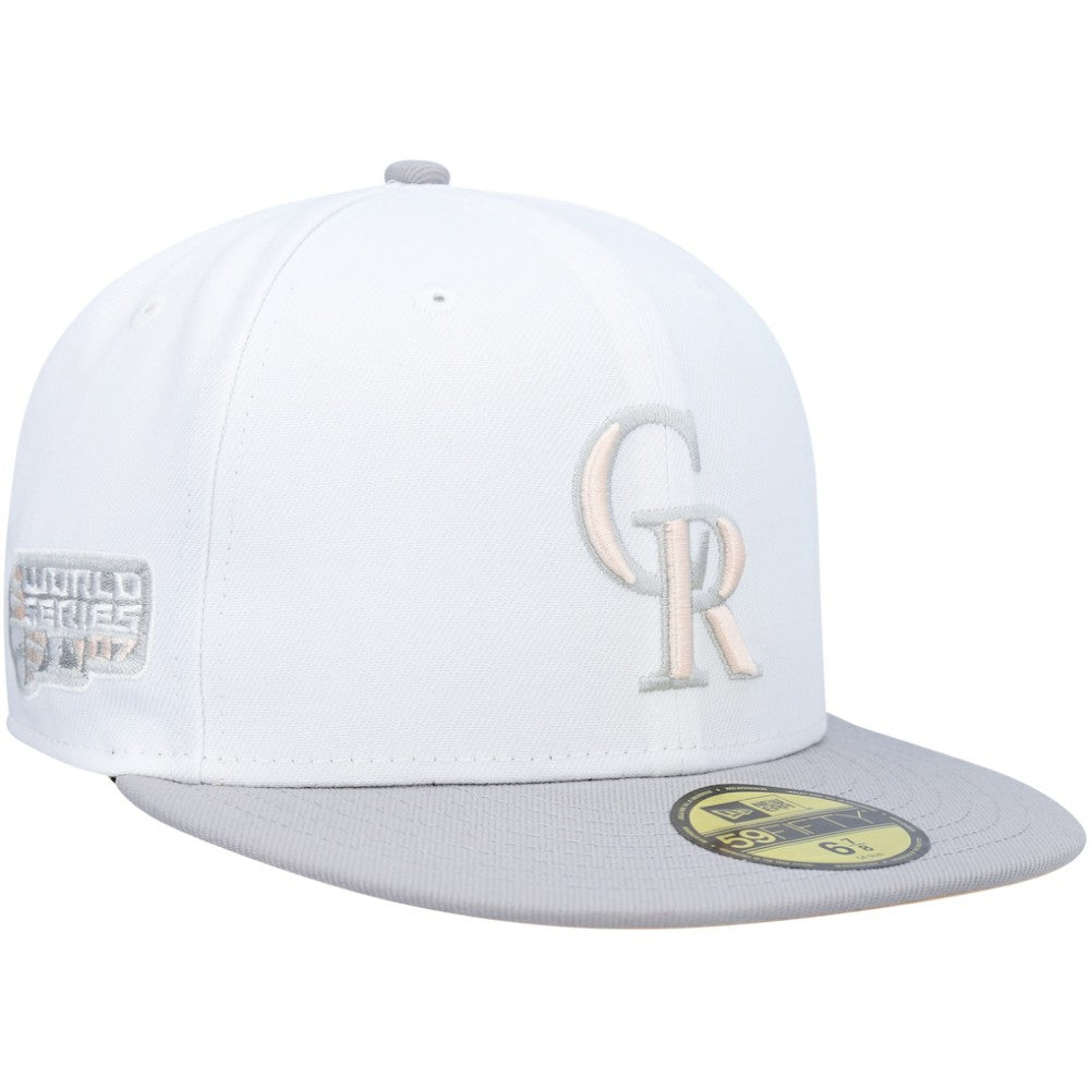 Colorado Rockies New Era 2007 World Series Side Patch Undervisor 59FIFTY Fitted Hat Near Me