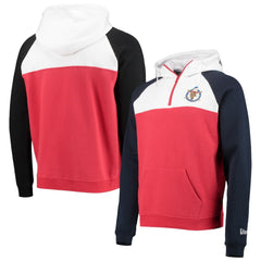Washington Nationals New Era Cooperstown Collection Quarter-Zip Hoodie Jacket Lifestyle