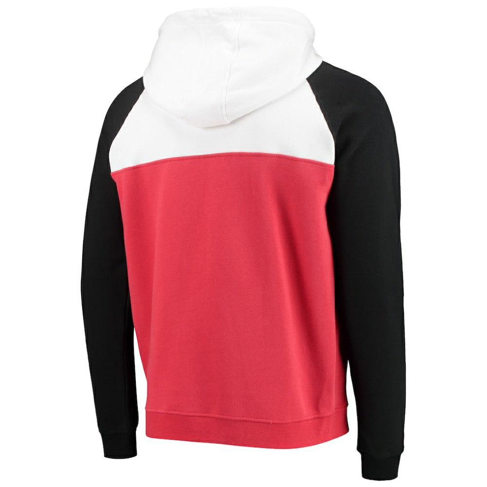 Washington Nationals New Era Cooperstown Collection Quarter-Zip Hoodie Jacket Lifestyle