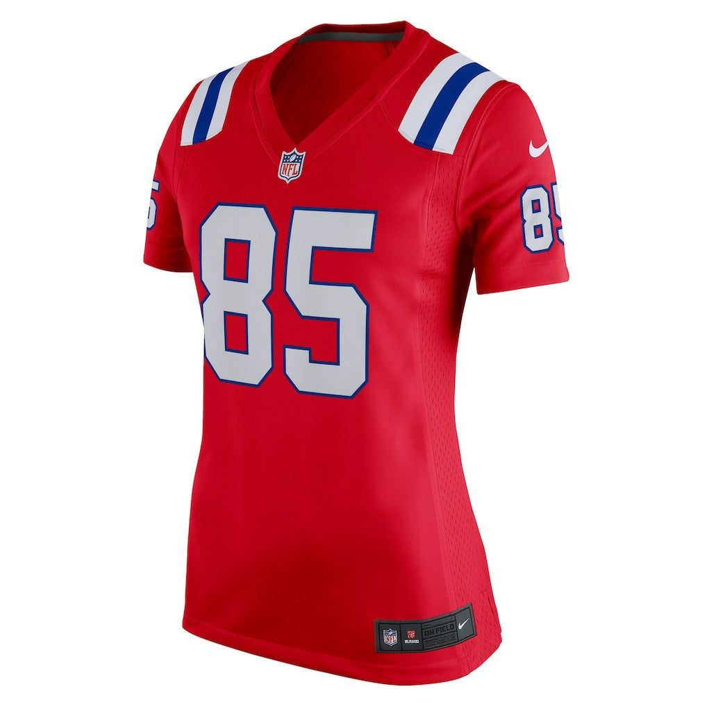 Hunter Henry New England Patriots Women's Team Game Jersey Red - Nike