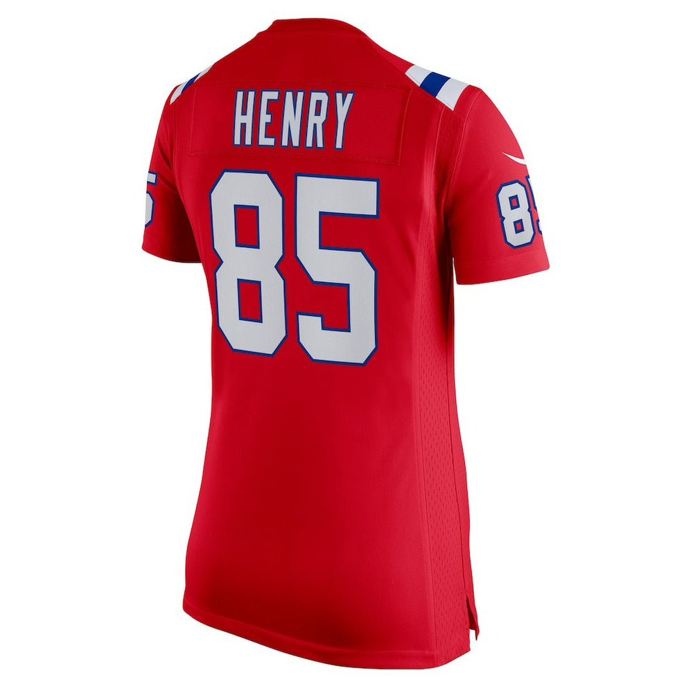 Hunter Henry New England Patriots Women's Team Game Jersey Red - Nike