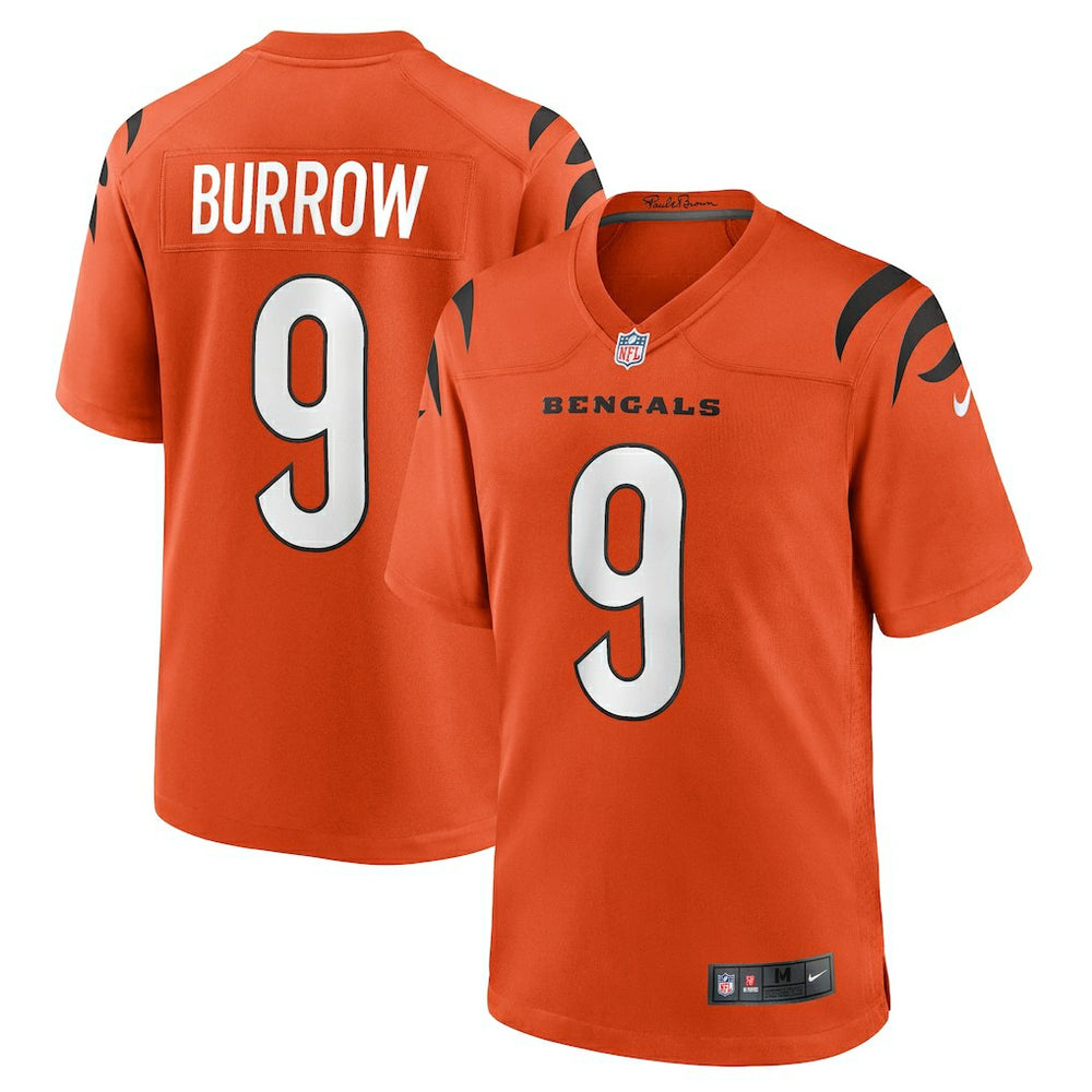 Joe Burrow Cincinnati Bengals Alternate Game Jersey Orange - Nike