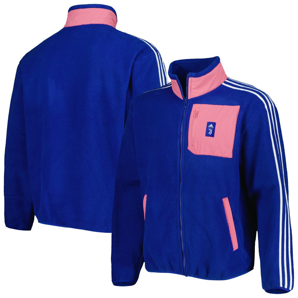 Adidas Juventus Lifestyler Fleece Full-Zip Jacket - Blue