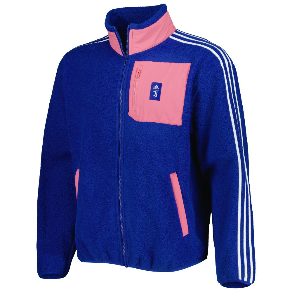 Adidas Juventus Lifestyler Fleece Full-Zip Jacket - Blue