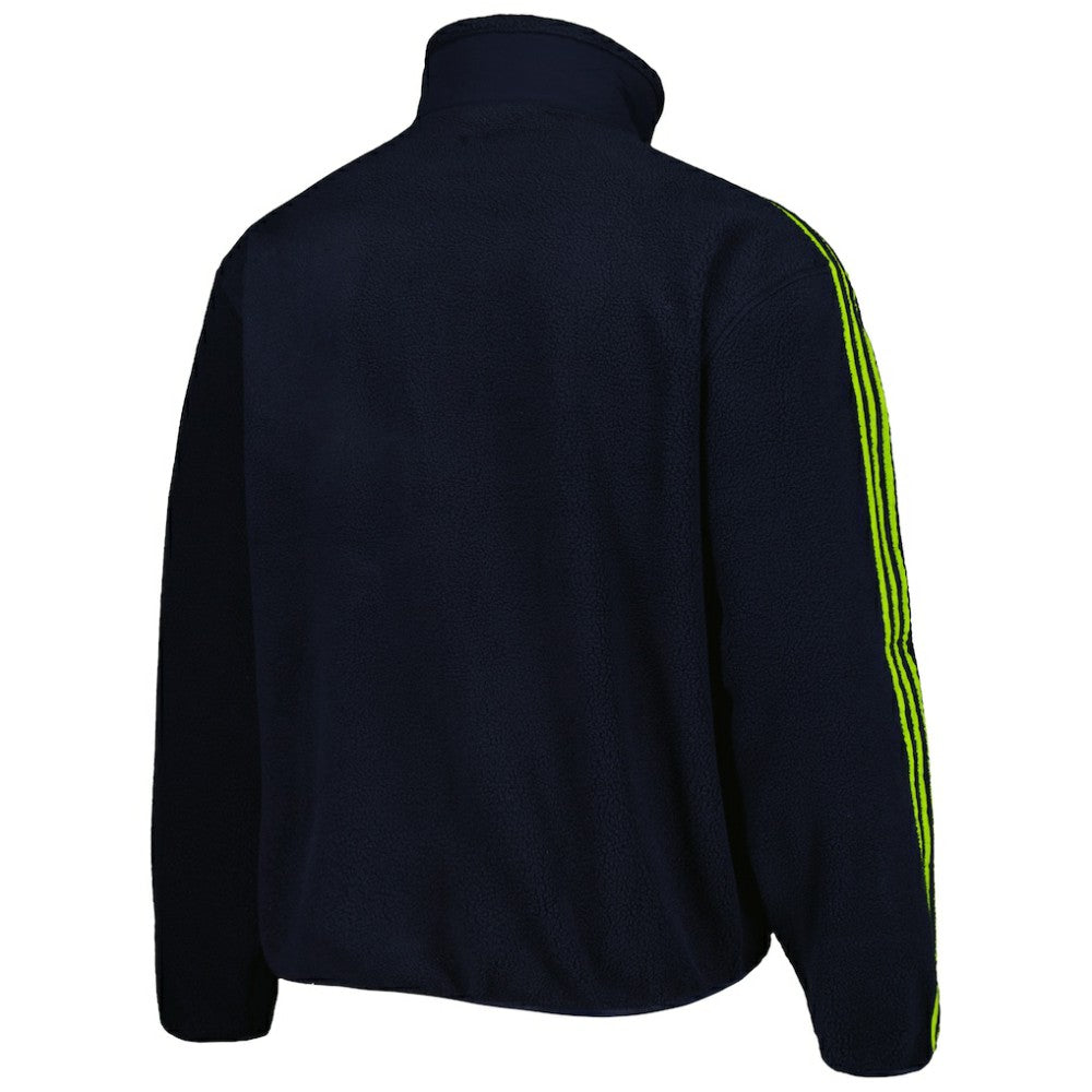 Adidas Manchester United Lifestyler Fleece Full-Zip Jacket - Navy