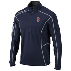 Boston Red Sox Columbia Shotgun Omni-Wick Quarter-Zip Pullover Jacket On Sale