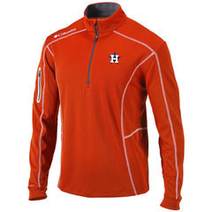 Houston Astros Columbia Shotgun Omni-Wick Quarter-Zip Pullover Jacket Clearance
