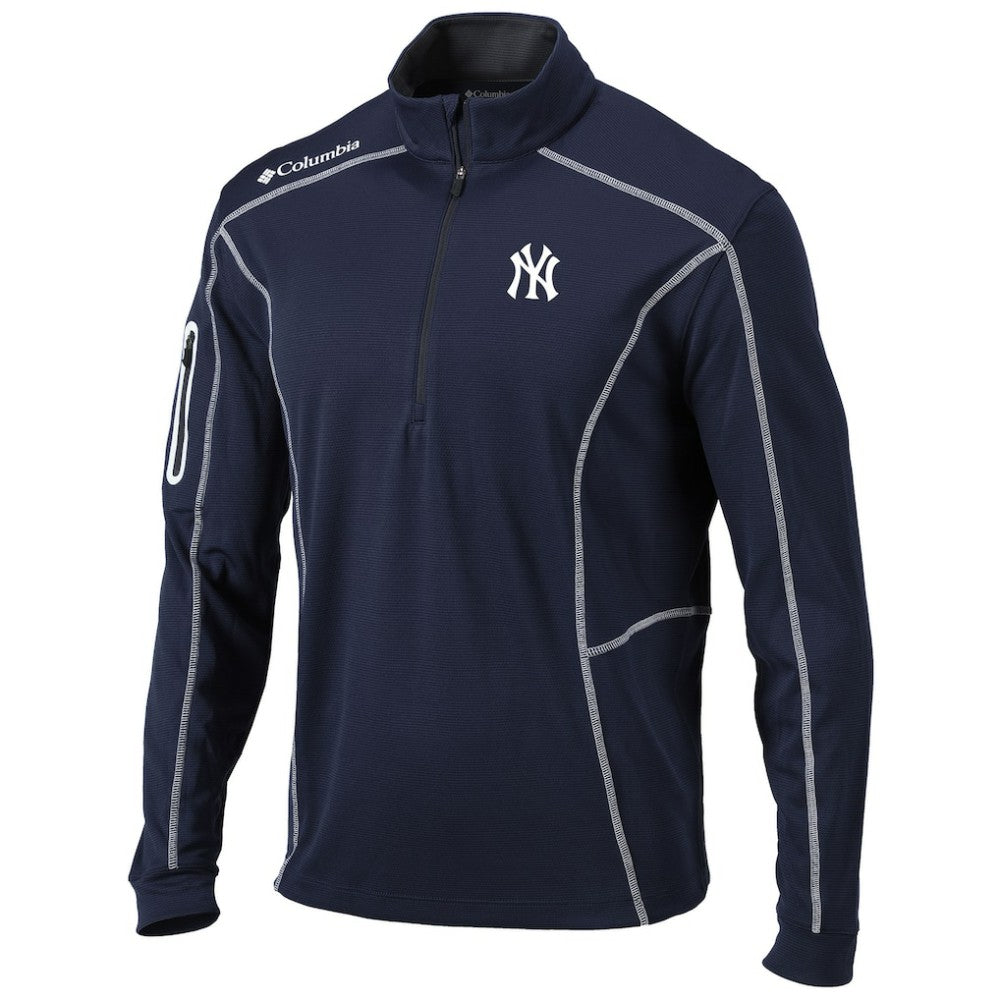 New York Yankees Columbia Shotgun Omni-Wick Quarter-Zip Pullover Jacket discount