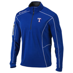 Texas Rangers Columbia Shotgun Omni-Wick Quarter-Zip Pullover Jacket Sale