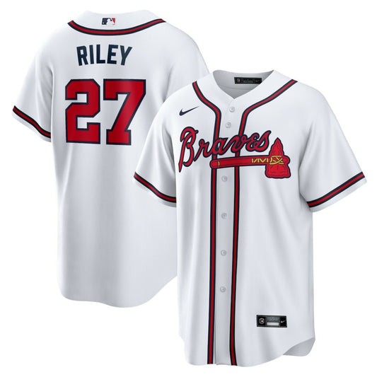 Austin Riley Atlanta Braves Nike Home Replica Player Jersey - White | MLB Jerseys