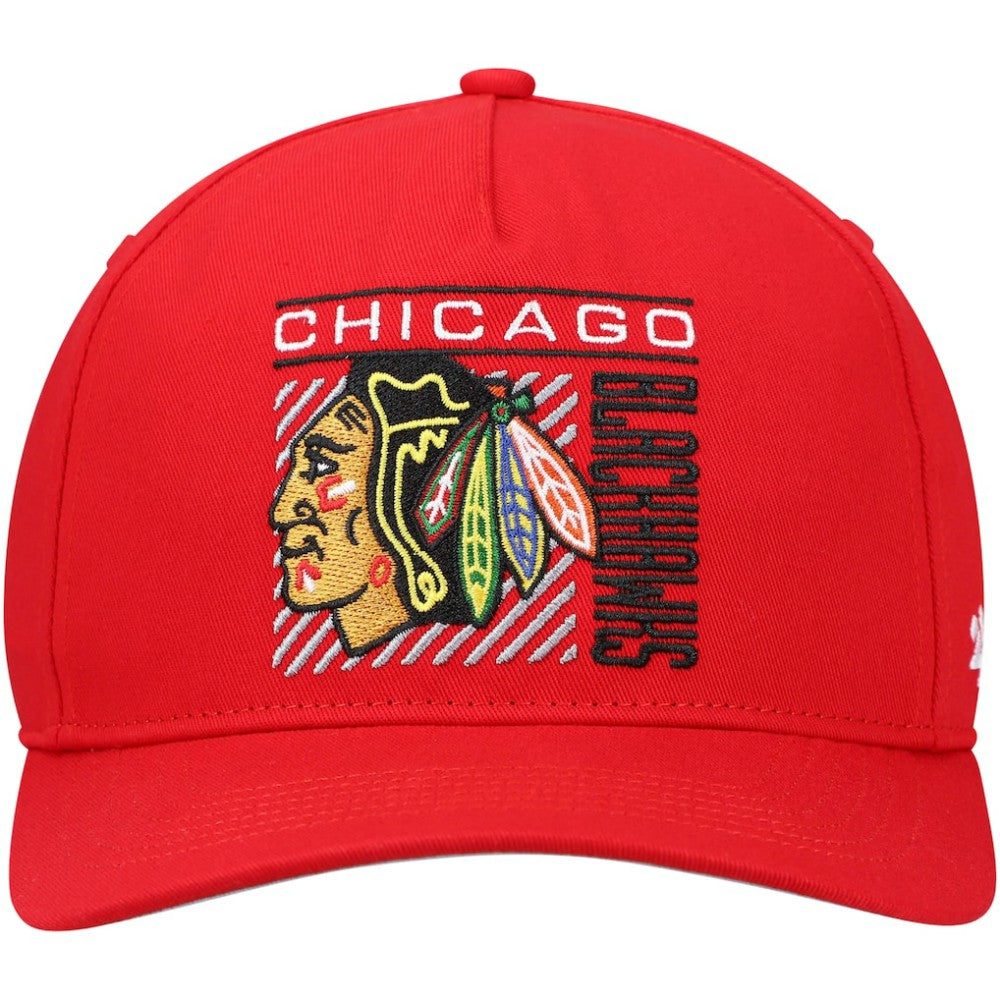 Chicago Blackhawks '47 Reflex Hitch Snapback Hat Red