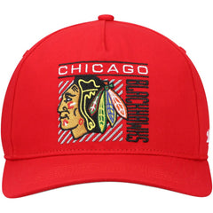 Chicago Blackhawks '47 Reflex Hitch Snapback Hat Red
