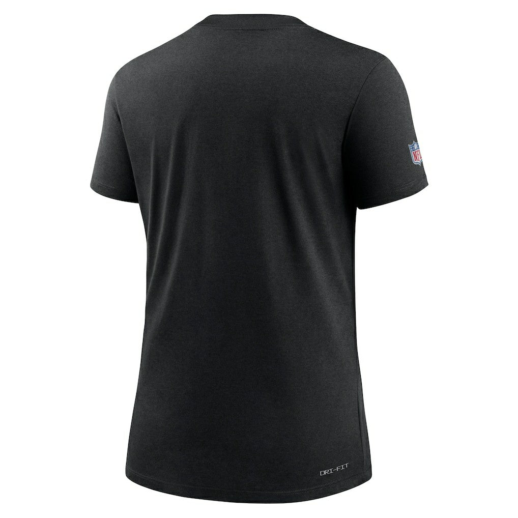 Jacksonville Jaguars Women's NFL Crucial Catch Performance T-Shirt Black - Nike