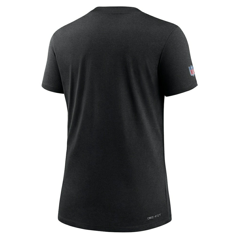 Jacksonville Jaguars Women's NFL Crucial Catch Performance T-Shirt Black - Nike