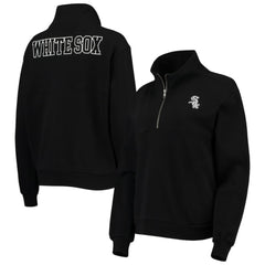Chicago White Sox The Wild Collective Women's Two-Hit Quarter-Zip Pullover Top Clearance