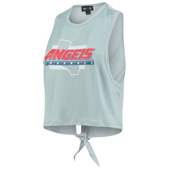 Los Angeles Angels The Wild Collective Women's Open Back Twist-Tie Tank Top On Sale
