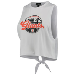 San Francisco Giants The Wild Collective Women's Open Back Twist-Tie Tank Top Online