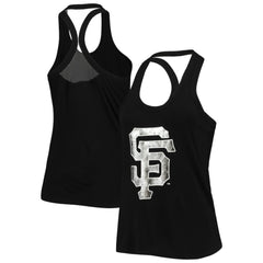 San Francisco Giants The Wild Collective Women's Tonal Athleisure Racerback Tank Top Lifestyle