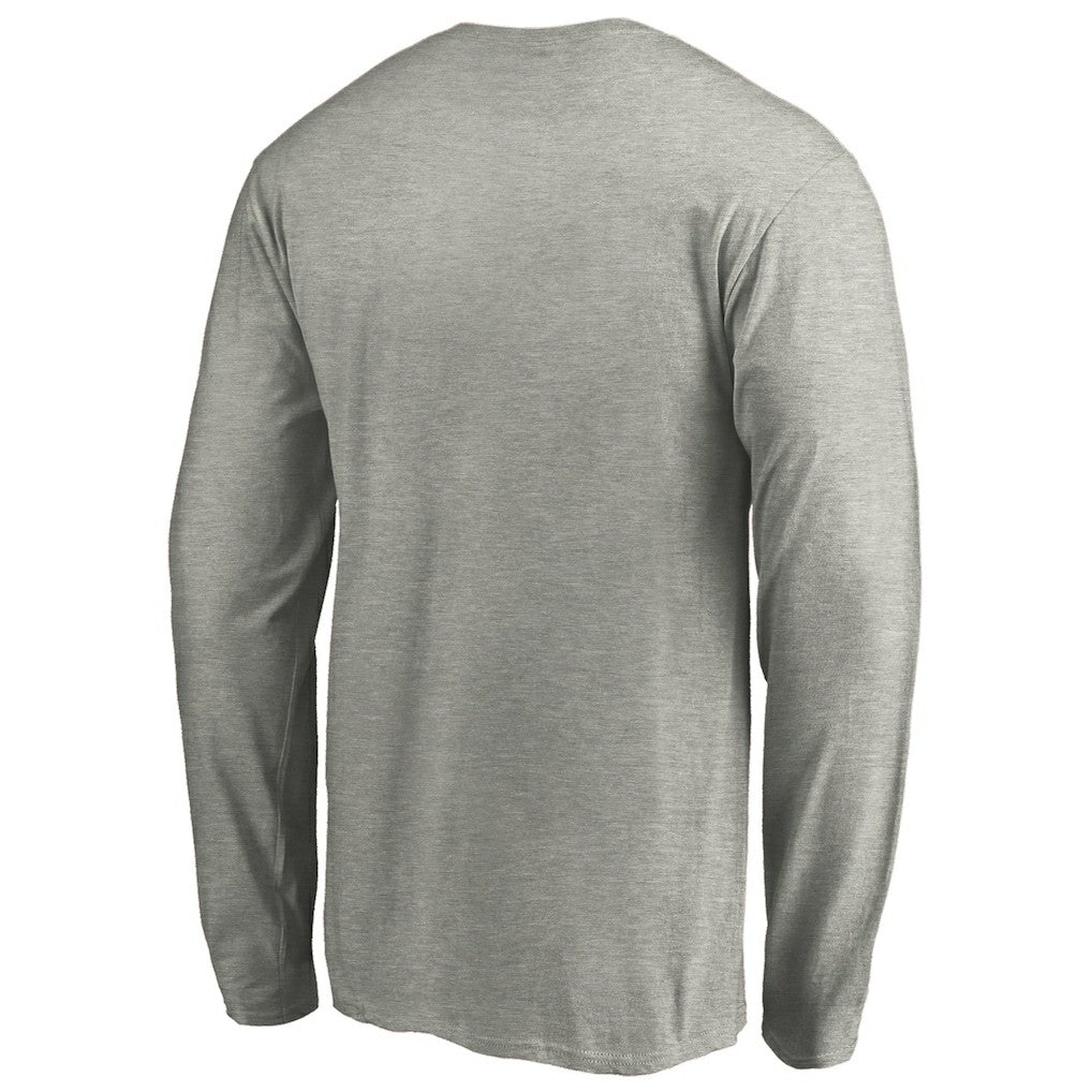 NBA - Chicago Bulls Alternate Team Logo Long Sleeve T-Shirt - Heathered Gray