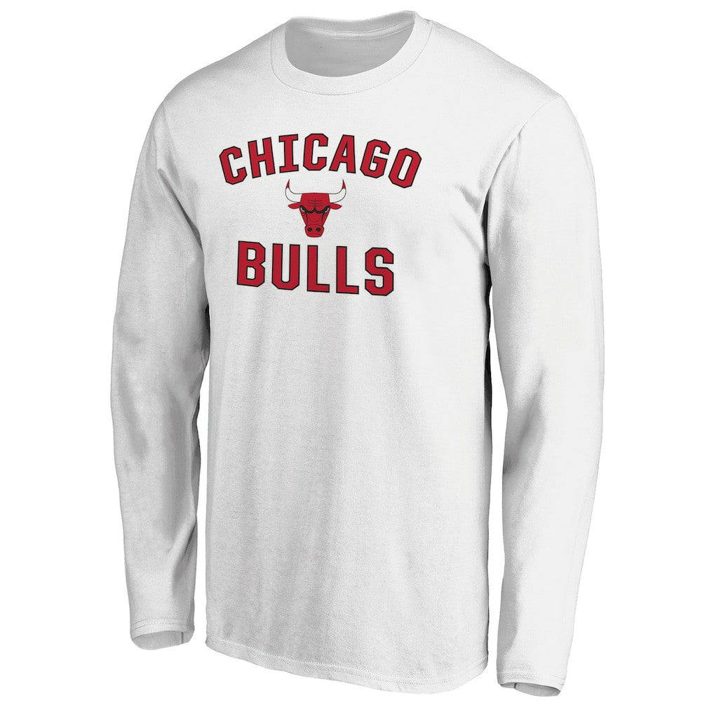 NBA - Chicago Bulls Victory Arch Long Sleeve T-Shirt - White