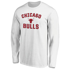 NBA - Chicago Bulls Victory Arch Long Sleeve T-Shirt - White