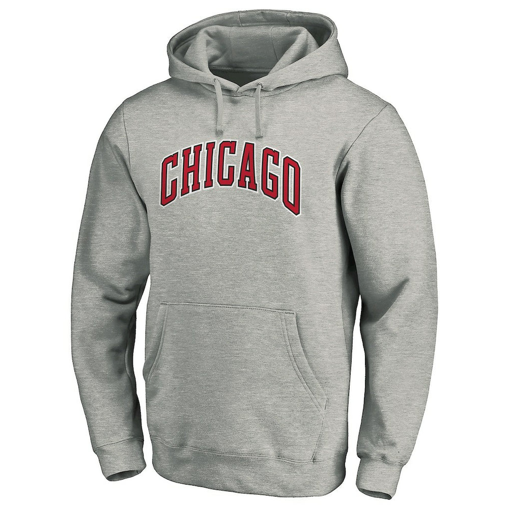 NBA - Chicago Bulls Alternate Logo Pullover Hoodie - Heather Gray
