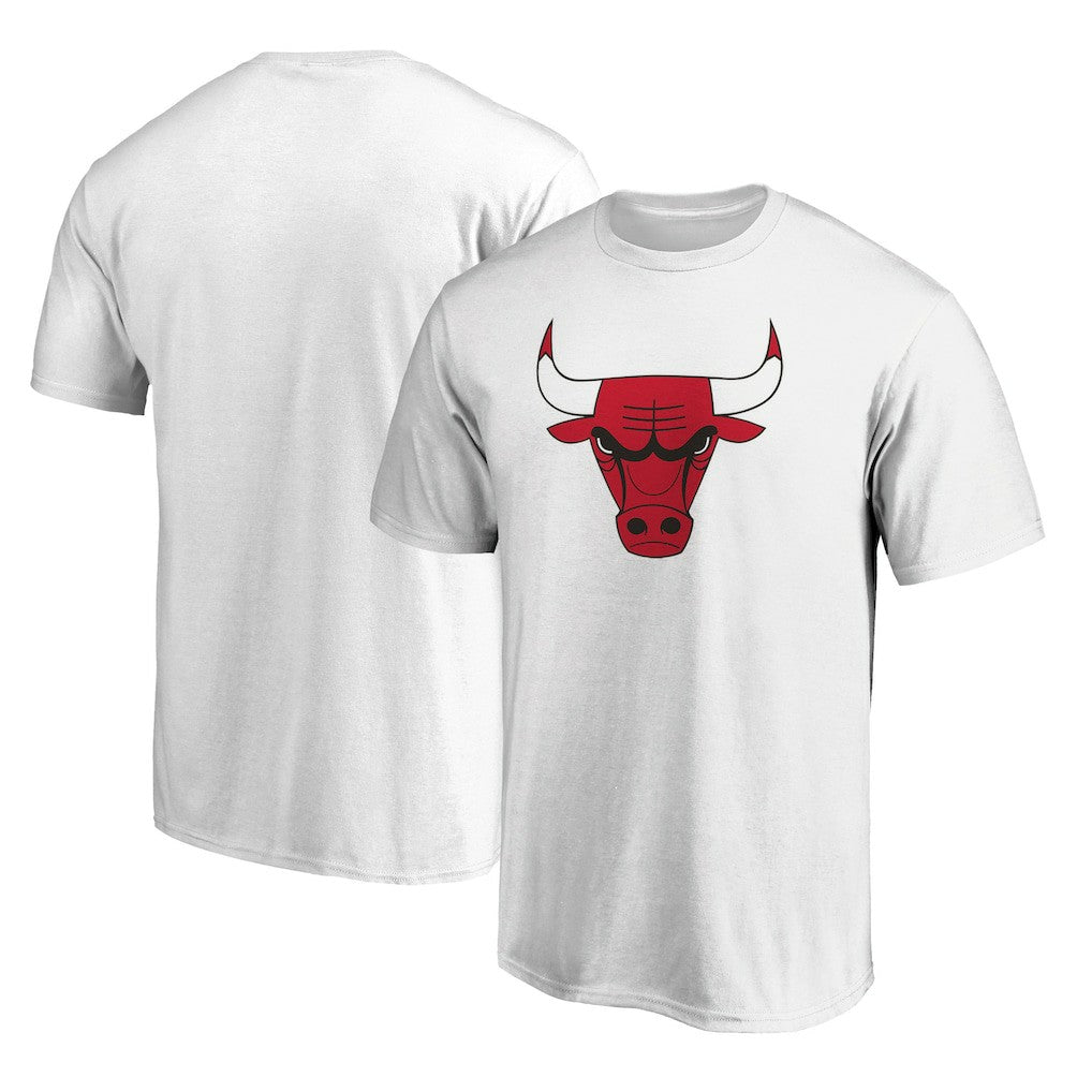 NBA - Chicago Bulls Primary Mascot Logo T-Shirt - White