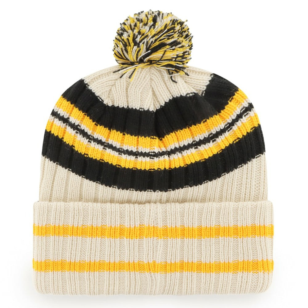 Pittsburgh Pirates '47 Home Patch Cuffed Knit Hat with Pom Lifestyle