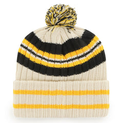 Pittsburgh Pirates '47 Home Patch Cuffed Knit Hat with Pom Lifestyle