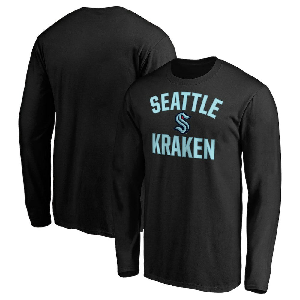 Seattle Kraken Team Victory Arch Long Sleeve T-Shirt Black