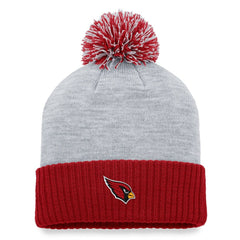 Arizona Cardinals Women's Ash Cuffed Knit Hat with Pom Heather Gray - Fanatics