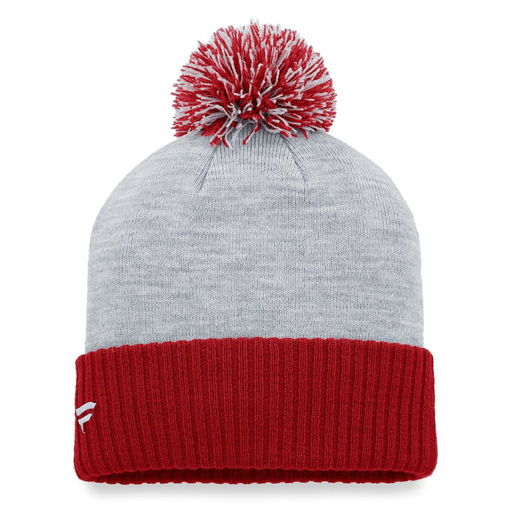 Arizona Cardinals Women's Ash Cuffed Knit Hat with Pom Heather Gray - Fanatics
