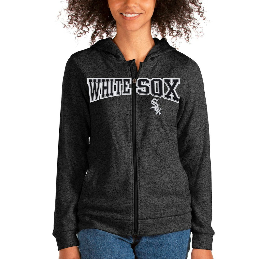 Chicago White Sox Antigua Women's Wordmark Absolute Full-Zip Hoodie discount