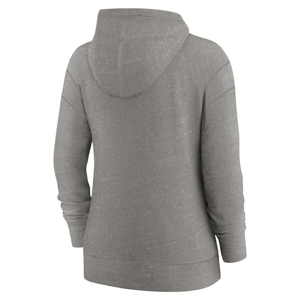 Cleveland Browns Women's Gym Vintage Full-Zip Hoodie Heather Charcoal - Nike